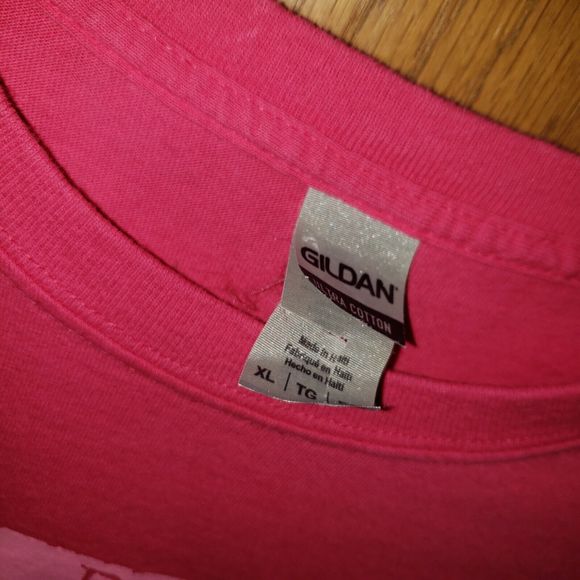 Womens Proud Army Wife XL gildan Graphic Tee Short Sleeve T-shirt Pink - Picture 3 of 7